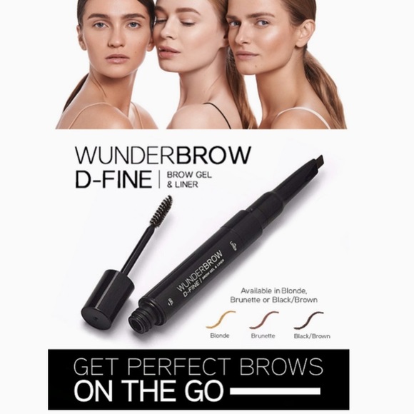 WUNDER2 WUNDERBROW Eyebrow Makeup Blonde Brow Pencil & Eyebrow Gel Multi-Use - Picture 4 of 10
